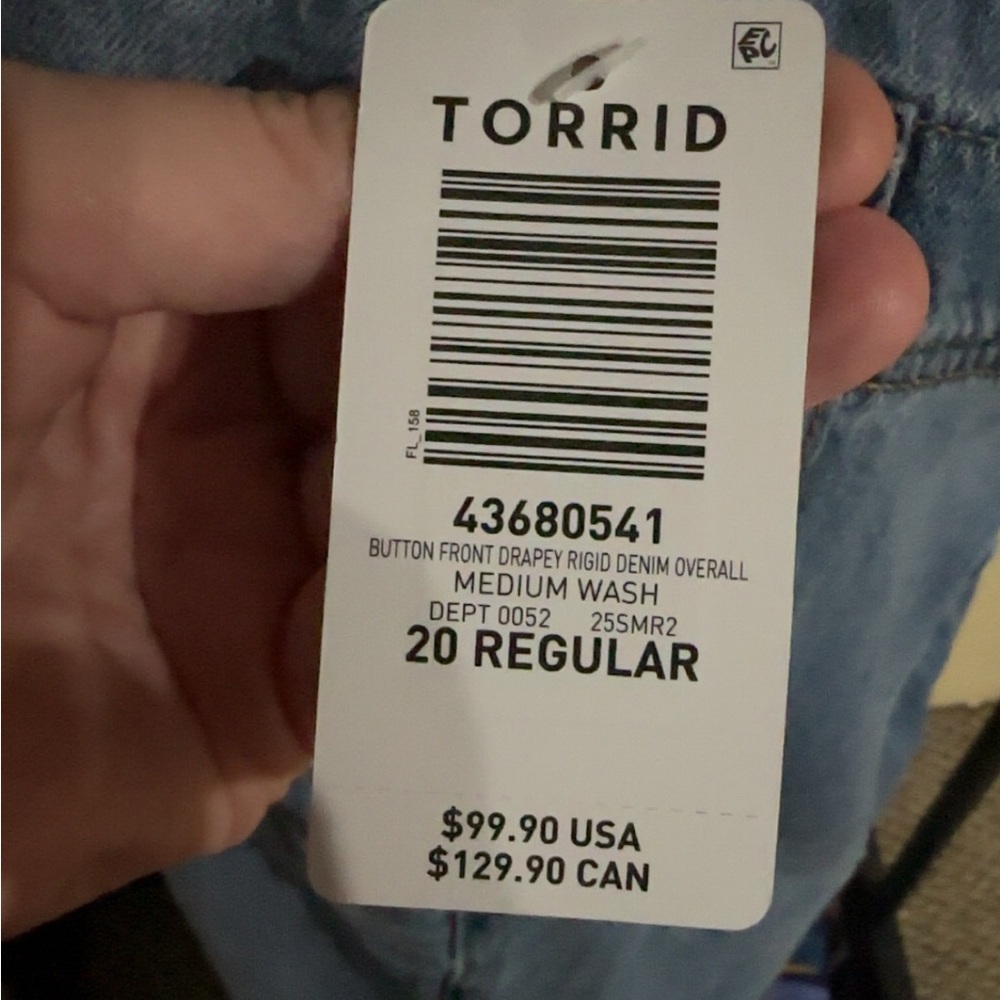 Torrid Blue Denim Women's Overalls - Picture 7 of 7